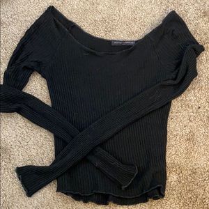 Brandy Melville off the shoulder long sleeve